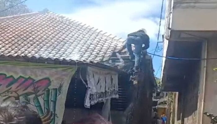 Rumah Makan Pecel Lele di Cianjur Kebakaran