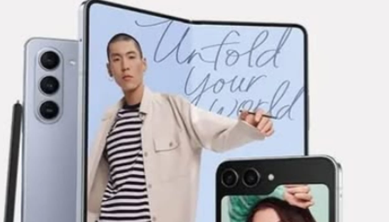 Samsung Galaxy Z Fold 5: Ponsel Lipat Premium dengan Layar Ganda dan Kamera Canggih/(instagram/@greens.tech)