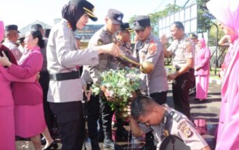 Sujud Syukur 65 Perwira & Bintara Dilingkungan Polres Sukabumi Kota, Naik Pangkat