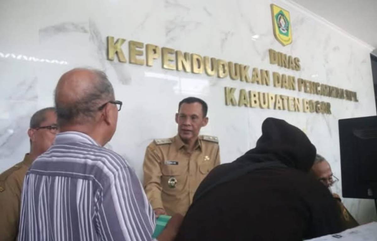 Dapat Mandat dari Bupati, Wakil Bupati Bogor Sidak dan Cek Kualitas Pelayanan Publik