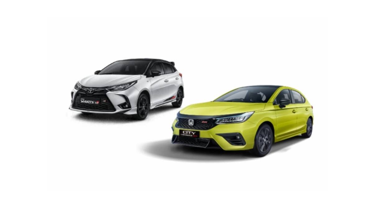 Honda City Hatchback RS vs Toyota Yaris