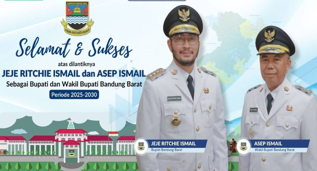 Jeje Ritchie Ismail Dilantik Menjadi Bupati Bandung Barat