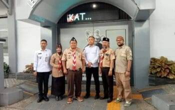 Ketua Kwarcab Pramuka Kota Sukabumi Kunjungi Warga Binaan Lapas Kelas IIB Sukabumi