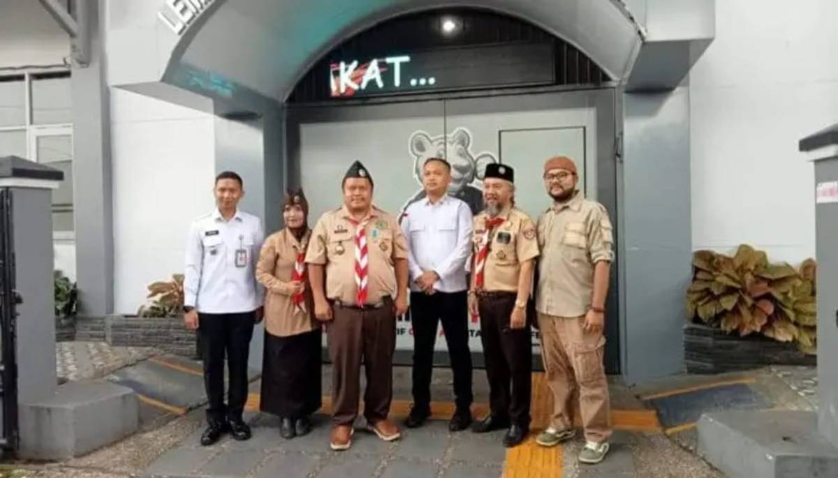 Ketua Kwarcab Pramuka Kota Sukabumi Kunjungi Warga Binaan Lapas Kelas IIB Sukabumi