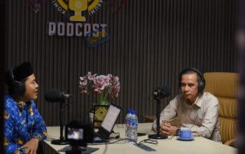 Mohamad Hasan Asari Podcast di KPU Kota Sukabumi