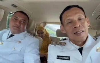 Momen Rudy-Jaro Selesai Pelantikan di Istana