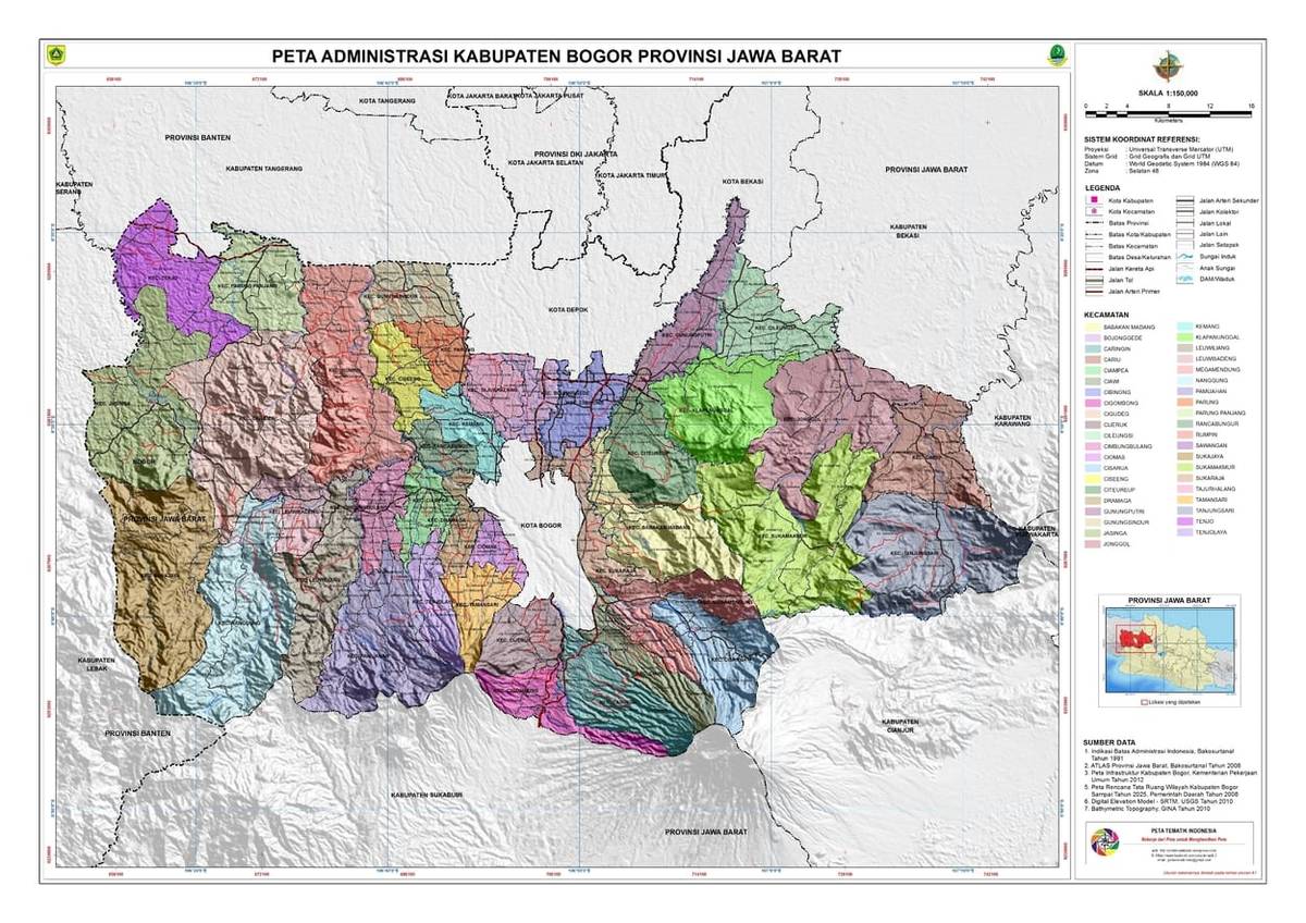 Penduduk Kabupaten Bogor Terpadat di Jawa Barat Tahun 2023-2024