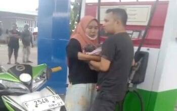 Seorang Ibu di Cianjur Melahirkan di SPBU Ketika Isi BBM