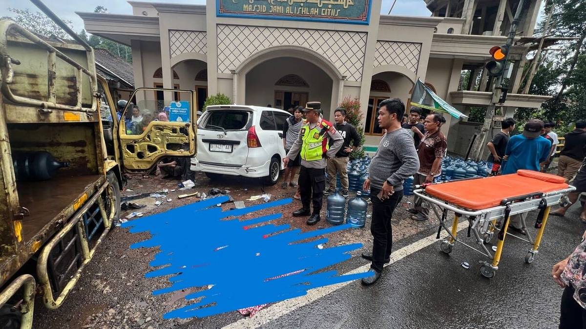 Truk Terguling di Cianjur, Sopir Meninggal di Tempat