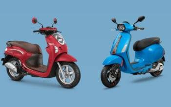 Vespa Sprint vs Honda Scoopy