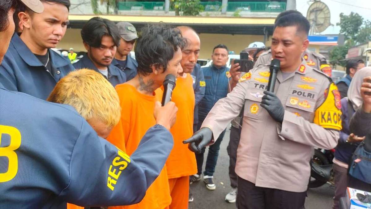 3 Pelaku Pembacokan Tukang Kelapa di Bandung Barat Diringkus