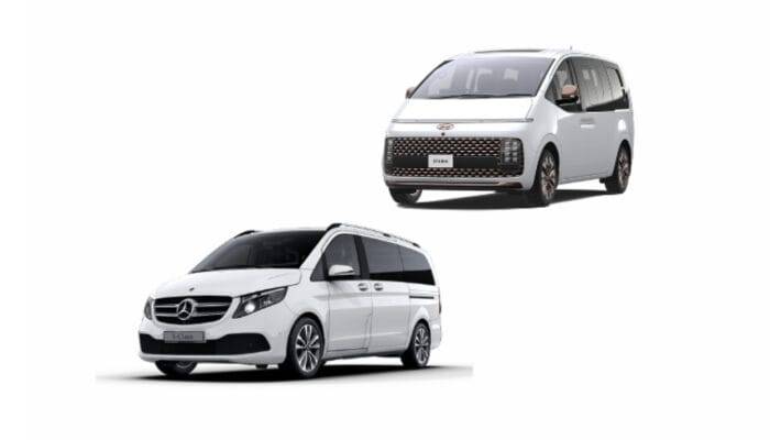 Hyundai Staria vs Mercedes-Benz V-Class