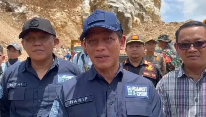 Menteri Lingkungan Hidup Sidak 2 Perusahaan Tambang di Cibadak Sukabumi