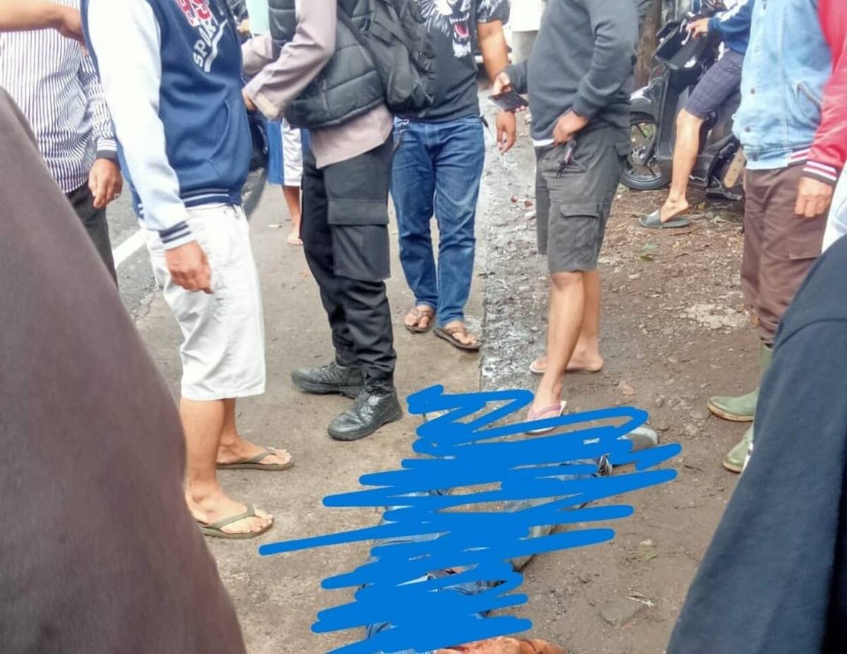 Seorang Terduga Curanmor di Cianjur Digulung Massa