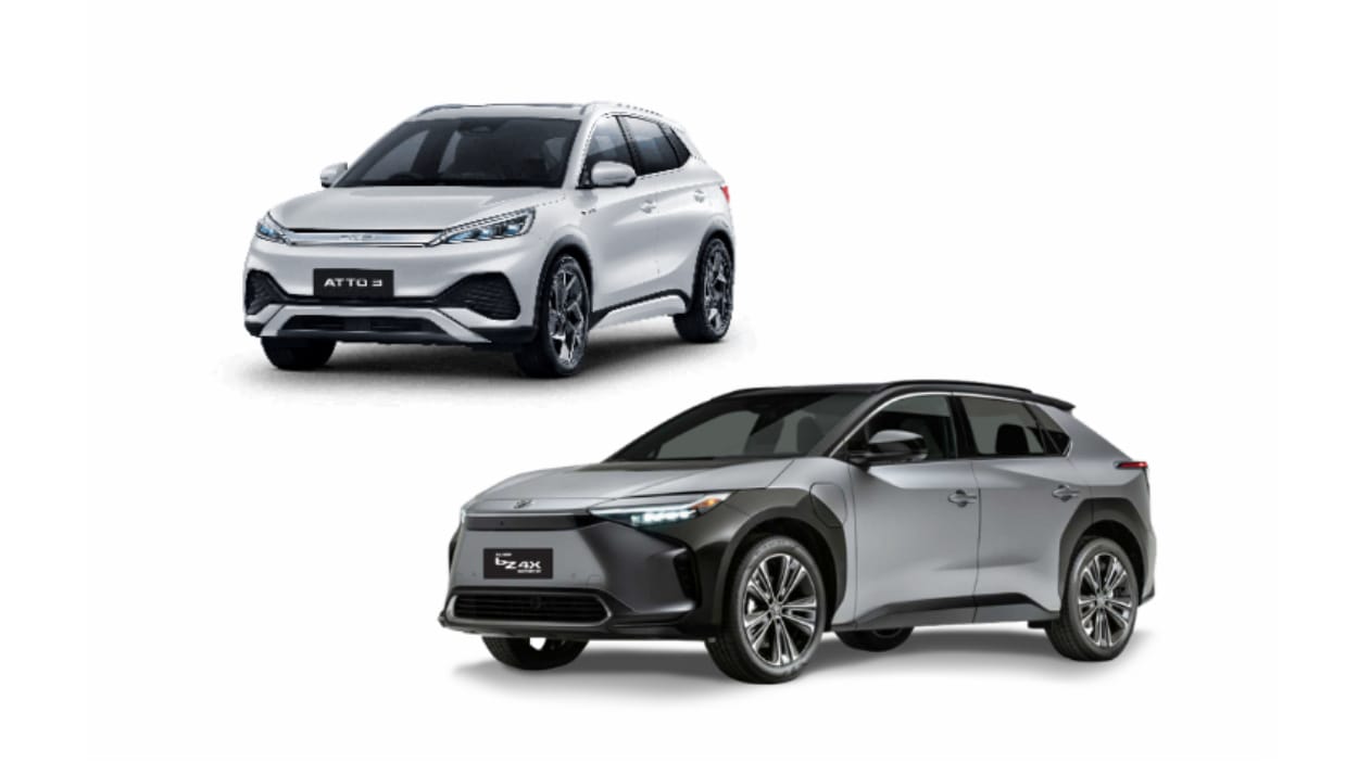 Toyota bZ4X vs BYD Atto 3