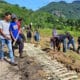 Warga Kampung Cibodas Purwakarta Gotong-royong Tuntaskan Pembuatan Jalan Sementara