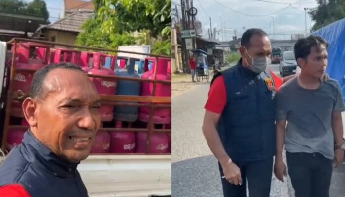 Nyamar Jadi Kurir Paket, Kapolsek Cileungsi Tangkap Pelaku Pengoplosan Tabung Gas