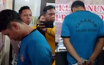 Anak Kades Aniaya Warganya di Klapanunggal Bogor Akhirnya Ditetapkan Tersangka dan Memakai Baju Tahanan