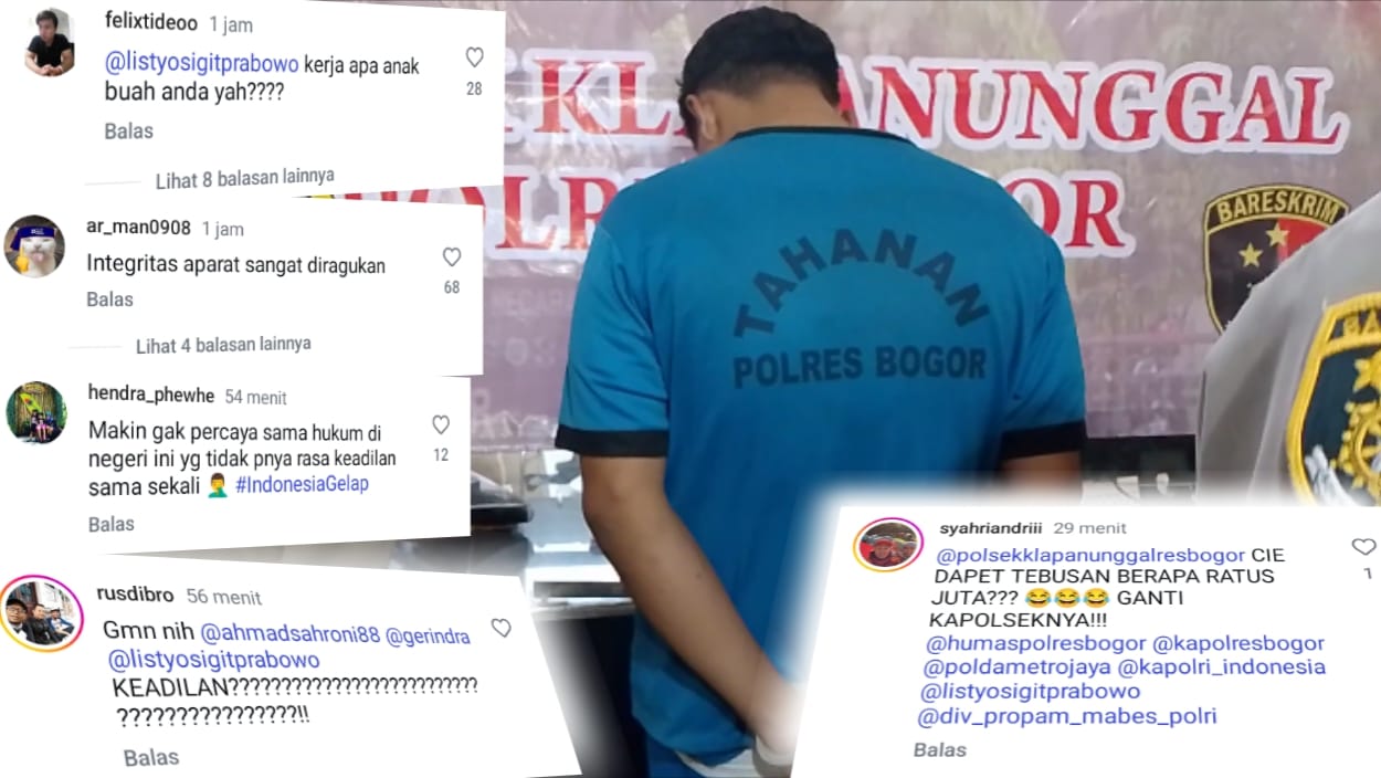 Anak Kades Klapanunggal Bogor Bebas dari Jeratan Hukum, Warganet Ramai-ramai Tag Kapolri Listyo Sigit Prabowo 