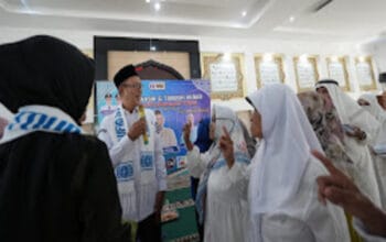 Ayep Zaki Hadiri Manasik dan Tabligh Akbar Bersama Jemaah Umrah