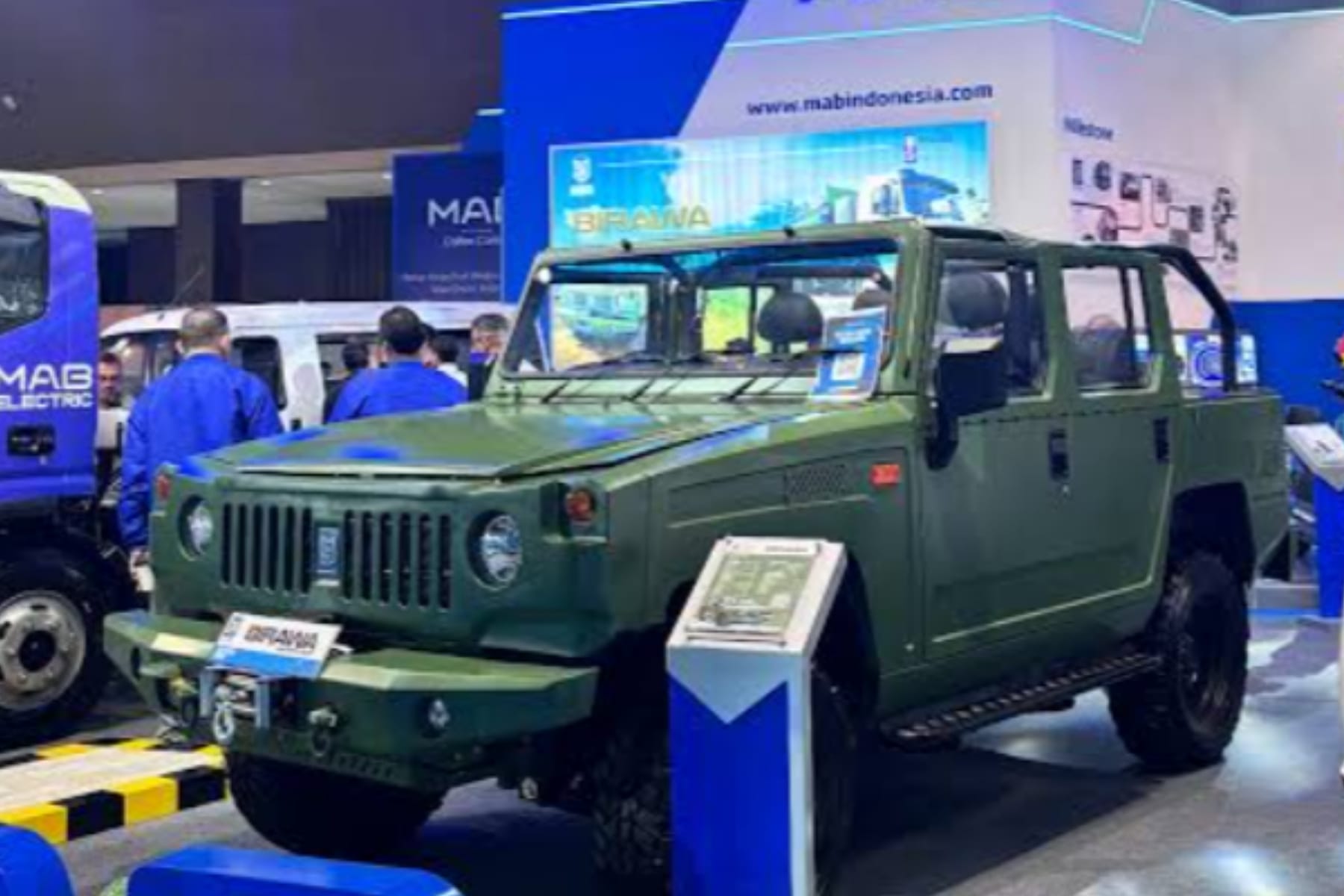 Birawa Military Jeep Electric jadi Jeep Listrik Perkasa