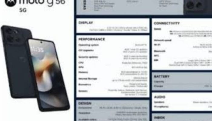 Bocoran Render Moto G56