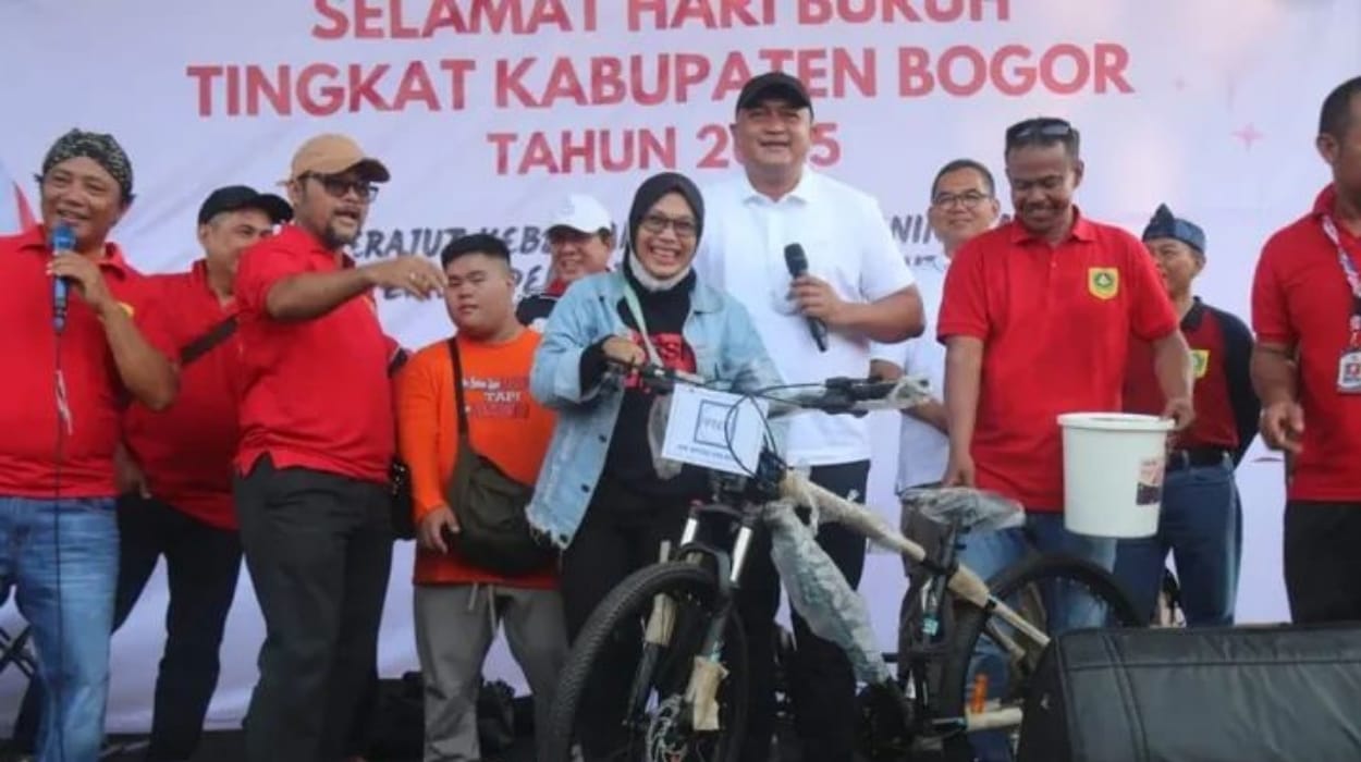 Bupati Bogor Ajak Buruh Sama-Sama Bangun Kabupaten Bogor
