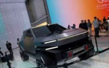 GAC Pickup 01 Mobil Pikap Listrik Futuristik Ala Cybertruck