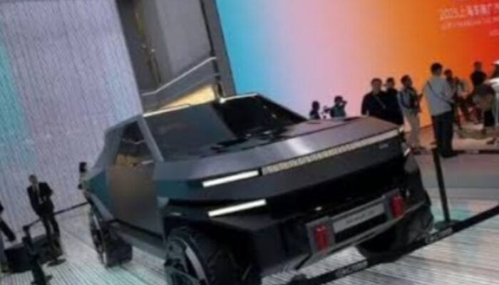 GAC Pickup 01 Mobil Pikap Listrik Futuristik Ala Cybertruck