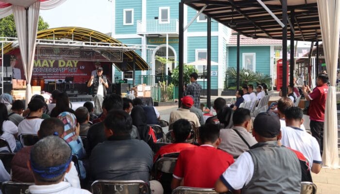 Peringatan May Day 2025 di Kota Sukabumi Penuh Suka Cita & Kondusif, Buruh Apresiasi Polisi