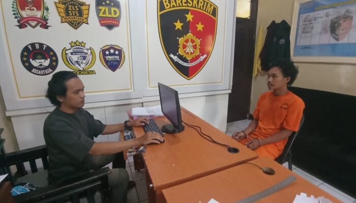 Polsek Warudoyong, Tangkap Maling Pembobol Minimarket di Jalur Lingkar Selatan Sukabumi