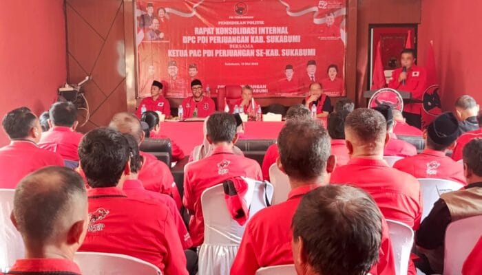 Konsolidasi Internal DPC PDIP Kabupaten Sukabumi, Solid Dukung Megawati Jelang Kongres Muslub 2025