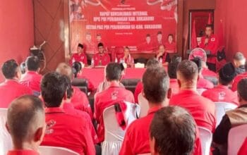 Konsolidasi Internal DPC PDIP Kabupaten Sukabumi Solid Dukung Megawati Jelang Kongres Muslub 2025
