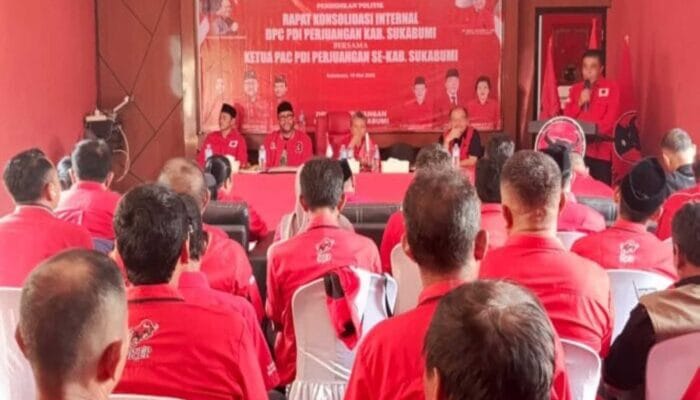 Konsolidasi Internal DPC PDIP Kabupaten Sukabumi Solid Dukung Megawati Jelang Kongres Muslub 2025