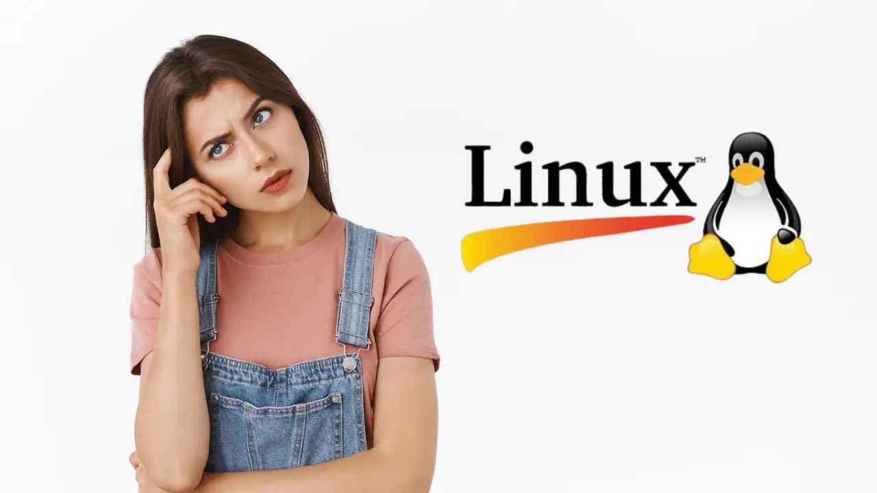 Ilustrasi berpikir apakah pakai linux