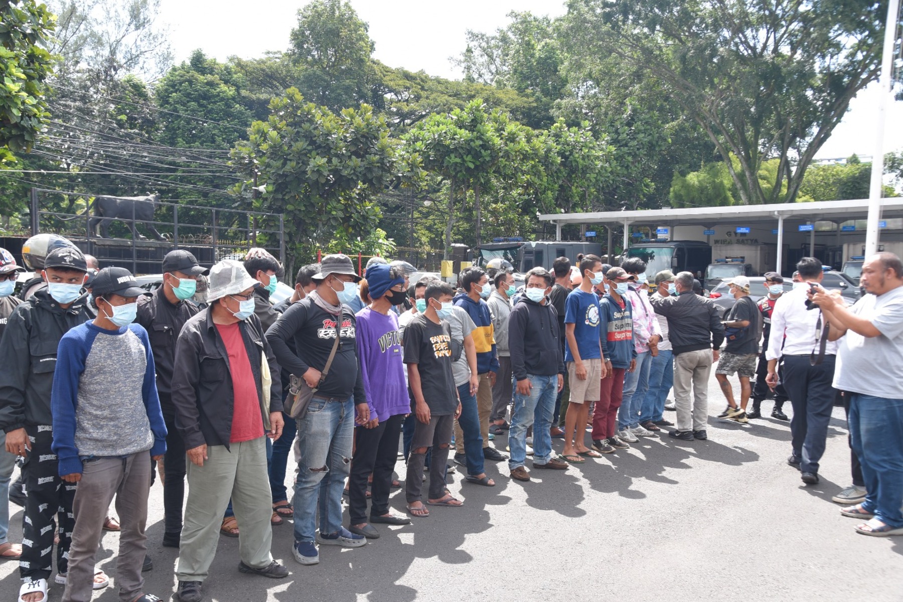 Polrestabes Bandung Tangkap 56 Preman