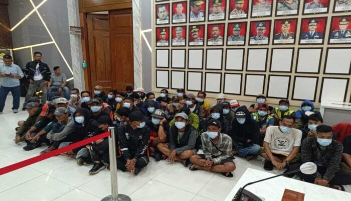 Polrestabes Bandung Tangkap 75 Preman