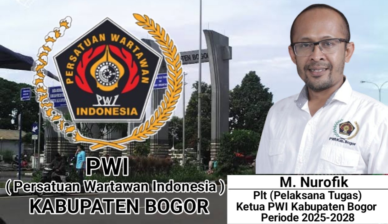Resmi jadi Plt Ketua PWI Kabupaten Bogor, Nurofik Fokus Pendataan Anggota dan Pelaksanaan Konferensi