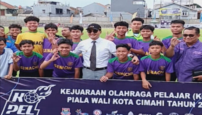 Wakil Walikota Cimahi Buka Kejuaraan Sepak Bola Pelajar SMP