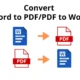 Ilustrasi Cara Paling Mudah Convert Word ke PDF dan Sebaliknya