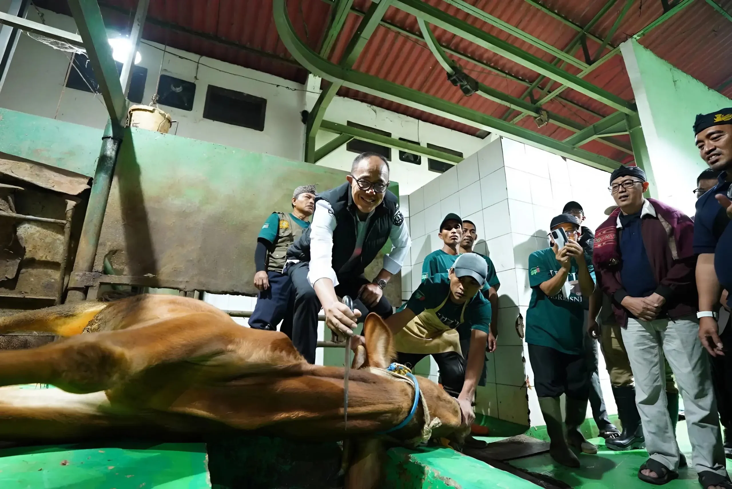 21 Sapi Kurban Disembelih Pemkot Sukabumi di RPH