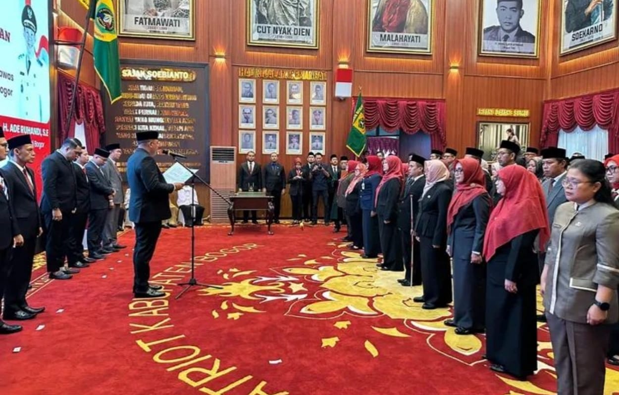 Bupati Bogor Kembali Rotasi 53 Pejabat di Lingkungan Pemkab Bogor 