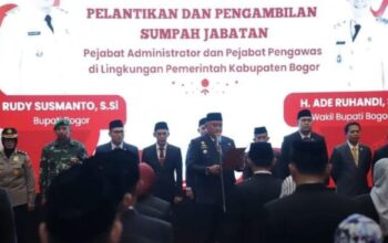 Daftar Lengkap 45 Pejabat Administrator dan Pejabat Pengawas Dilantik Bupati Bogor