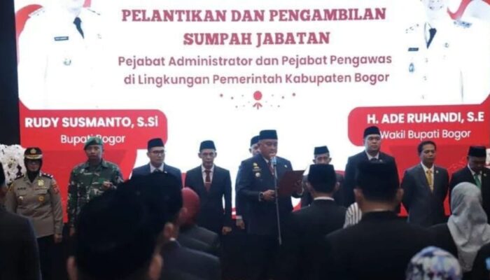 Daftar Lengkap 45 Pejabat Administrator dan Pejabat Pengawas Dilantik Bupati Bogor