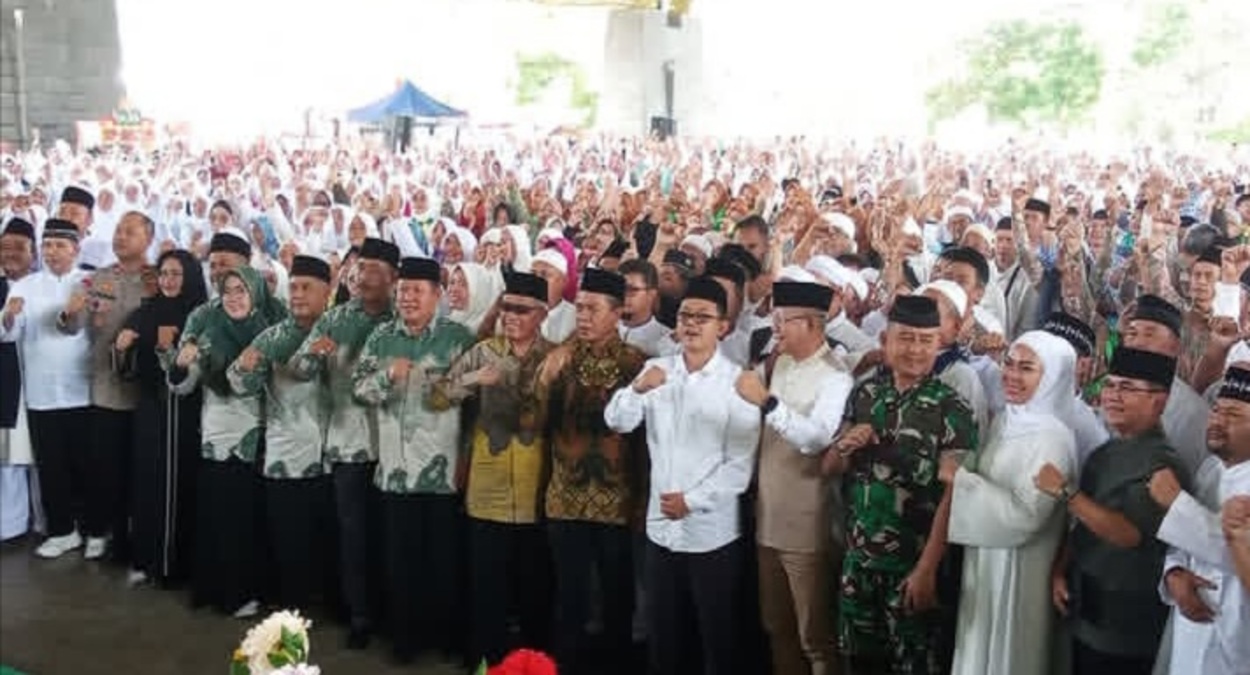 Ketua Komisi D DPRD Kabupaten Bandung Ikuti Manasik Haji Massal