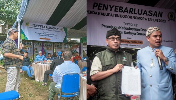 Komisi lll DPRD Kabupaten Bogor Sosialisasikan Perda Nomor 6 Tahun 2023, Jaro Peloy: Budaya Lokal Jangan Terkikis Zaman