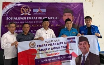 Anggota DPR RI Iman Adi Nugraha Gandeng KNPI Kabupaten Sukabumi, Gelar Sosialisasi 4 Pilar