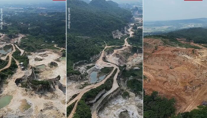 Beginilah Kondisi Gunung dan Hutan di Kabupaten Bogor Pasca Aktivitas Penambangan