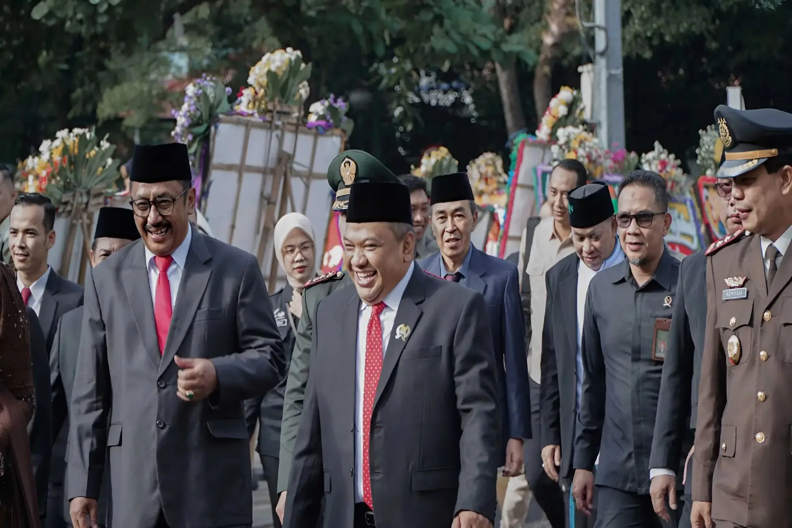 Ketua DPRD Kabupaten Sukabumi Hadiri Upacara HUT Ke-79 Bhayangkara