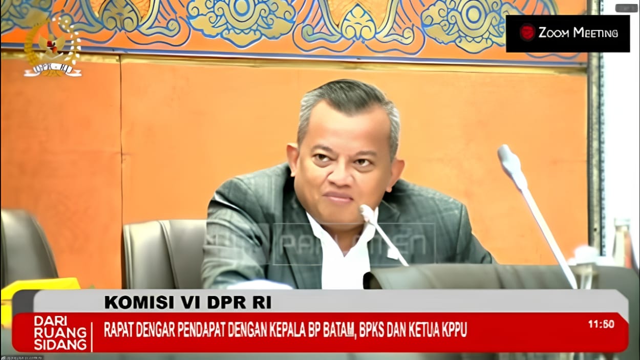 Komisi VI DPR RI H.Mulyadi Usulkan Batam Menjadi Destinasi Investasi